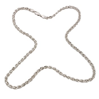 9ct white gold 8g 18 inch Chain